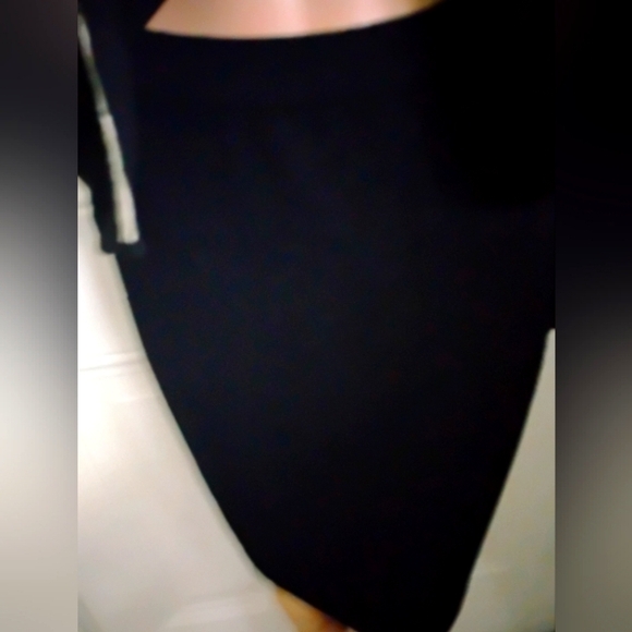 SALE! ST JOHN EVENING 8 SANTANA KNIT SOUTACHE LACE SWAROVSKI CRYSTAL SKIRT SUIT - Picture 4 of 12